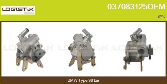 LGK 037083125OEM - Hydraulic Pump, steering system autospares.lv