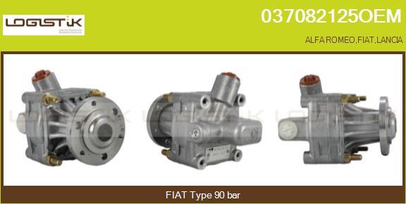 LGK 037082125OEM - Hydraulic Pump, steering system autospares.lv