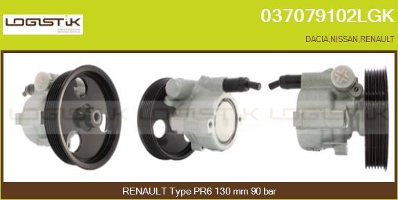 LGK 037079102LGK - Hydraulic Pump, steering system autospares.lv