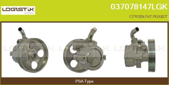 LGK 037078147LGK - Hydraulic Pump, steering system autospares.lv