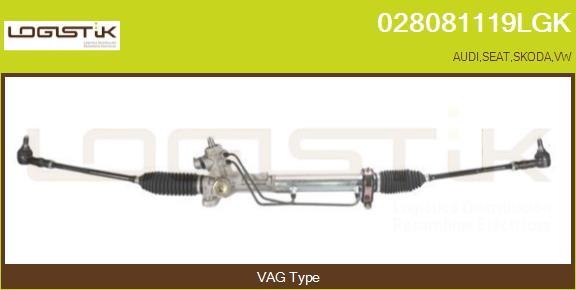 LGK 028081119LGK - Steering Gear autospares.lv