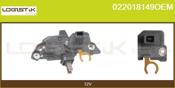 LGK 022018149OEM - Voltage regulator, alternator autospares.lv