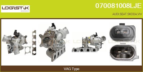 LGK 070081008LJE - Charger, charging system autospares.lv