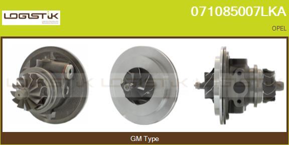 LGK 071085007LKA - CHRA Cartridge, charger autospares.lv