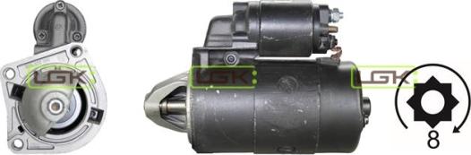 LGK 330876 - Starter autospares.lv