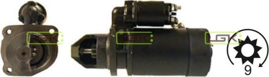 LGK 330249 - Starter autospares.lv