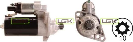 LGK 331409 - Starter autospares.lv