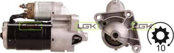 LGK 331413 - Starter autospares.lv