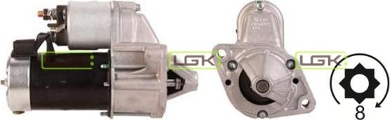 LGK 331038 - Starter autospares.lv