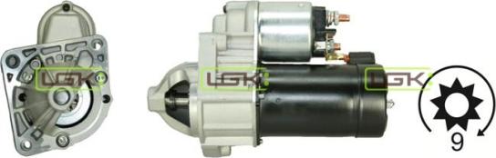 LGK 331365 - Starter autospares.lv