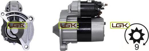 LGK 331263 - Starter autospares.lv