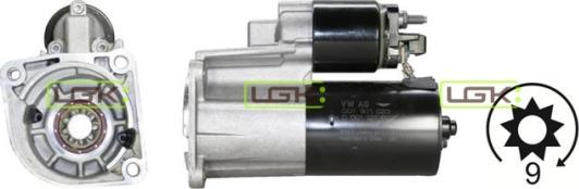 LGK 331215 - Starter autospares.lv