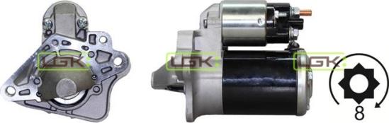 LGK 332144 - Starter autospares.lv