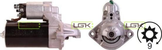 LGK 332269 - Starter autospares.lv