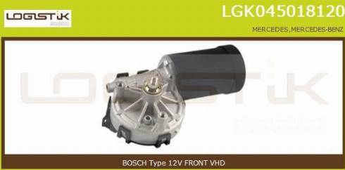 LGK LGK045018120 - Wiper Motor autospares.lv