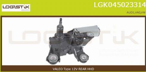 LGK LGK045023314 - Wiper Motor autospares.lv