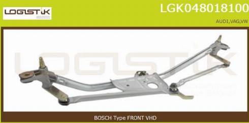 LGK LGK048018100 - Wiper Linkage autospares.lv