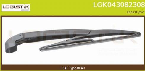 LGK LGK043082308 - Wiper Arm, window cleaning autospares.lv