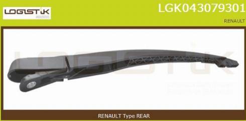 LGK LGK043079301 - Wiper Arm, window cleaning autospares.lv