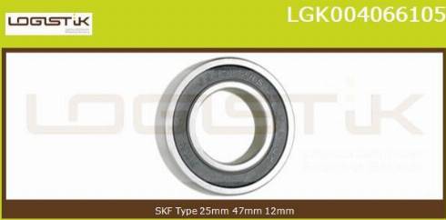 LGK LGK004066105 - Bearing autospares.lv