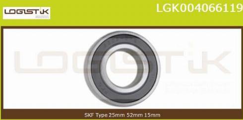 LGK LGK004066119 - Bearing autospares.lv