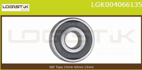 LGK LGK004066135 - Bearing autospares.lv