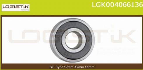 LGK LGK004066136 - Bearing autospares.lv