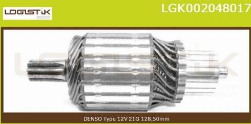 LGK LGK002048017 - Armature, starter autospares.lv