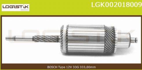 LGK LGK002018009 - Armature, starter autospares.lv