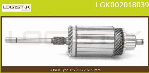 LGK LGK002018039 - Armature, starter autospares.lv
