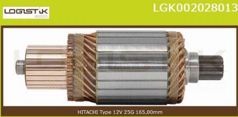 LGK LGK002028013 - Armature, starter autospares.lv