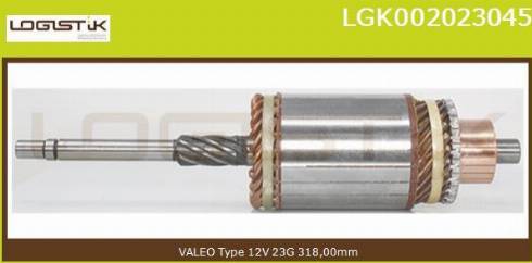 LGK LGK002023045 - Armature, starter autospares.lv