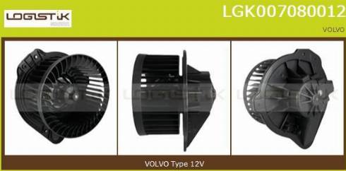 LGK LGK007080012 - Interior Blower autospares.lv