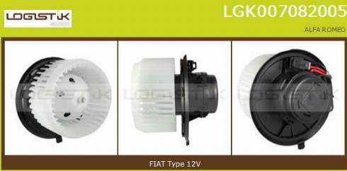 LGK LGK007082005 - Interior Blower autospares.lv