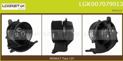 LGK LGK007079013 - Interior Blower autospares.lv