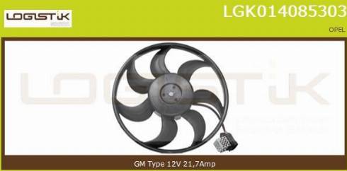 LGK LGK014085303 - Fan, radiator autospares.lv