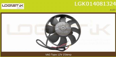 LGK LGK014081324 - Fan, radiator autospares.lv