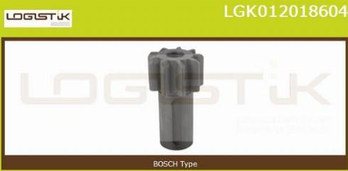 LGK LGK012018604 - Pinion, bendix, starter autospares.lv