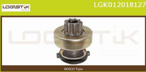 LGK LGK012018127 - Pinion, bendix, starter autospares.lv