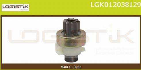 LGK LGK012038129 - Pinion, bendix, starter autospares.lv