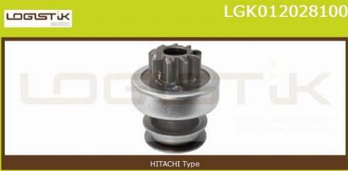 LGK LGK012028100 - Pinion, bendix, starter autospares.lv