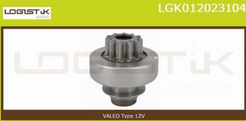 LGK LGK012023104 - Pinion, bendix, starter autospares.lv