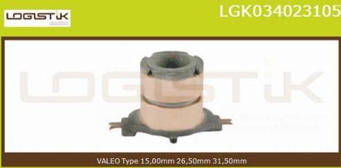 LGK LGK034023105 - Slip Ring, alternator autospares.lv