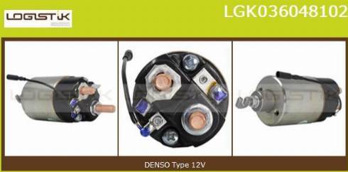 LGK LGK036048102 - Solenoid Switch, starter autospares.lv
