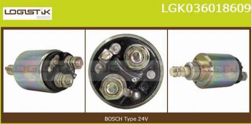 LGK LGK036018609 - Solenoid Switch, starter autospares.lv