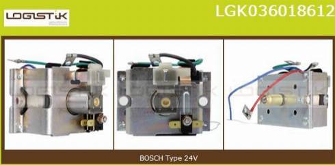 LGK LGK036018612 - Solenoid Switch, starter autospares.lv