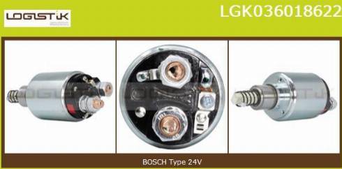 LGK LGK036018622 - Solenoid Switch, starter autospares.lv