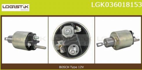 LGK LGK036018153 - Solenoid Switch, starter autospares.lv