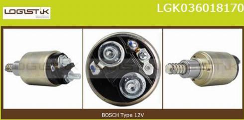 LGK LGK036018170 - Solenoid Switch, starter autospares.lv