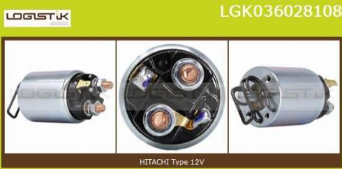 LGK LGK036028108 - Solenoid Switch, starter autospares.lv